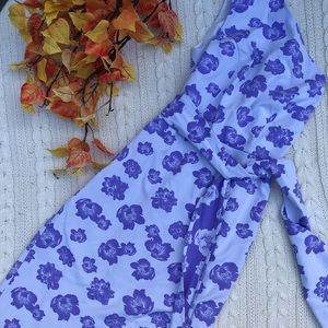 Eva Mendes Blue Poppy Dress